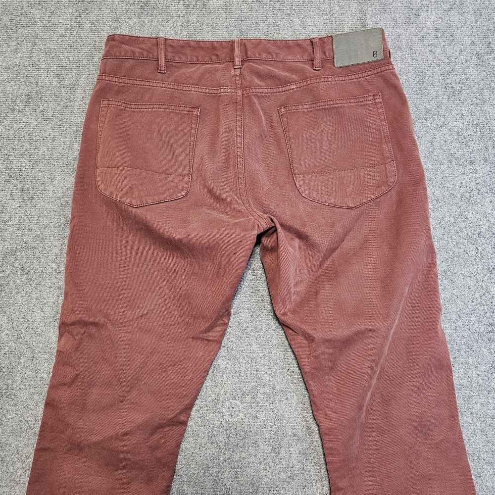 Bonobos Travel Pants 34x30 Brick Red Athletic Outdoor Mens Tailored Fit Stretch - Picture 4 of 13